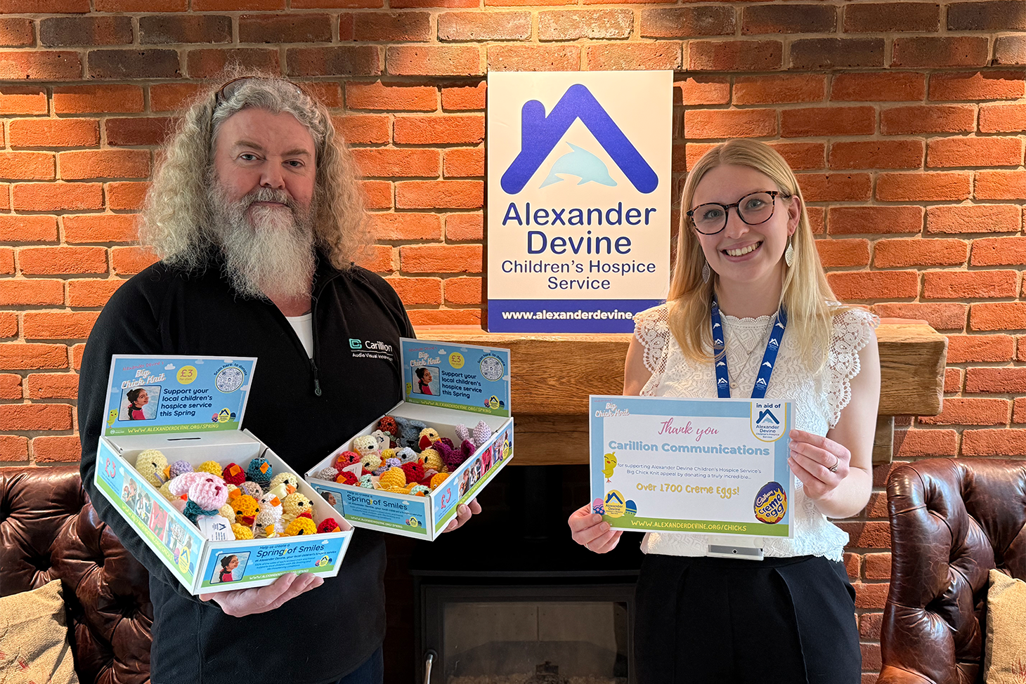 Thumbnail image for article Carillion Communications Supports Alexander Devine Children's Hospice Service This Easter